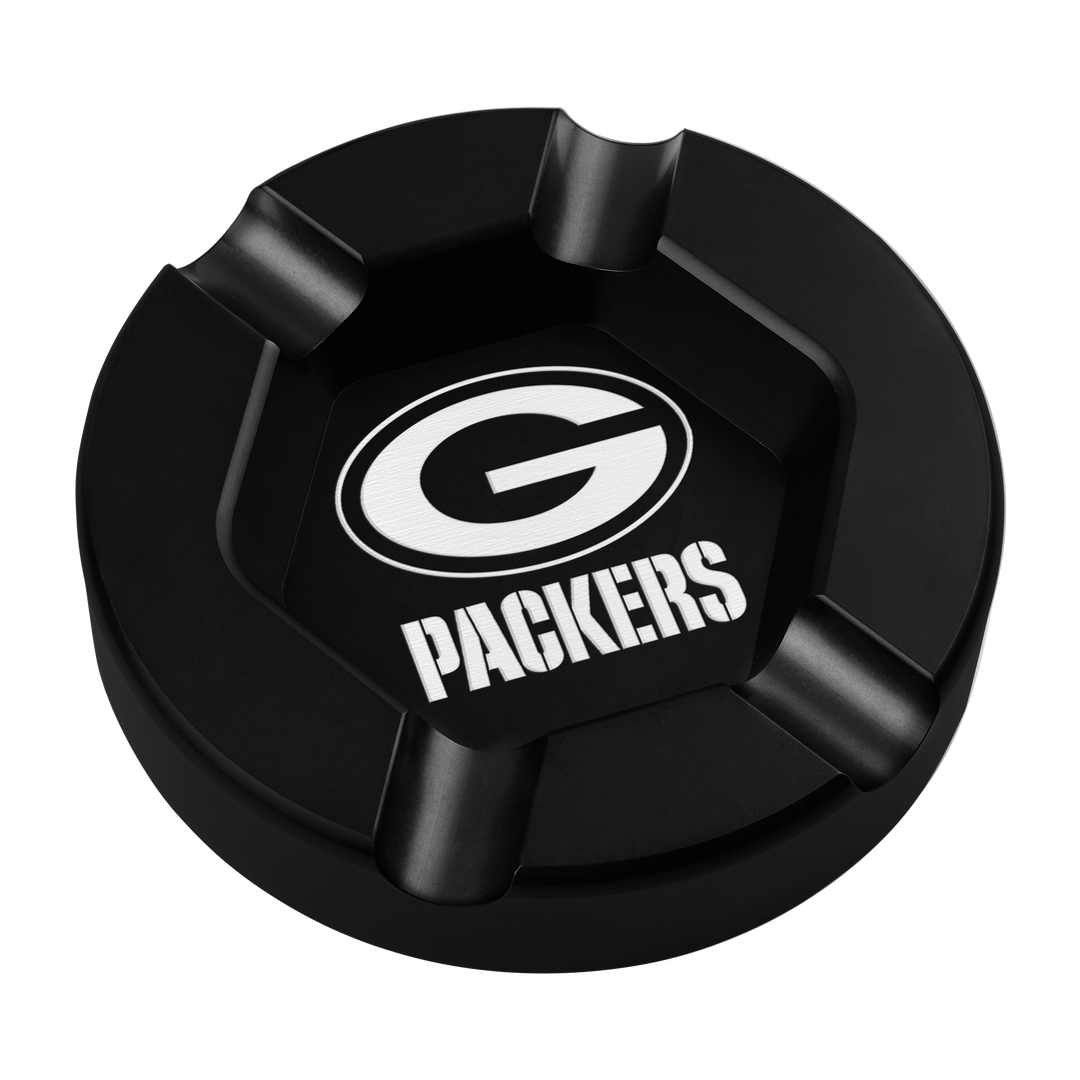 Green Bay Packers Black Anodized Cigar Tray