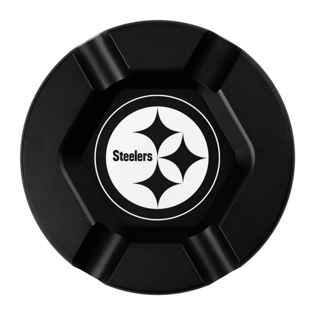 Pittsburgh Steelers Black Anodized Cigar Tray