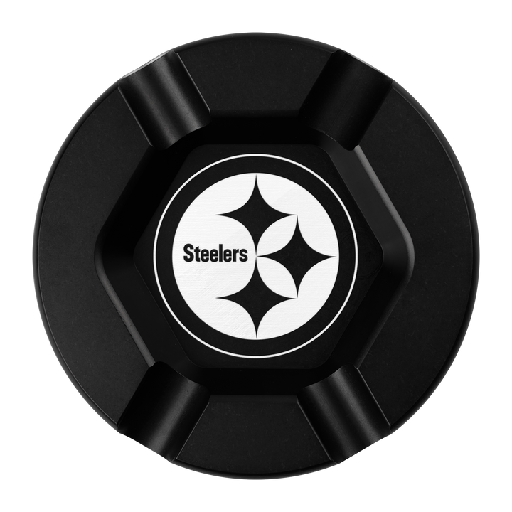 Pittsburgh Steelers Black Anodized Cigar Tray
