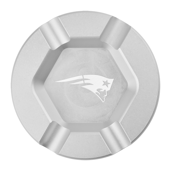 New England Patriots Silver Anodized Cigar Tray