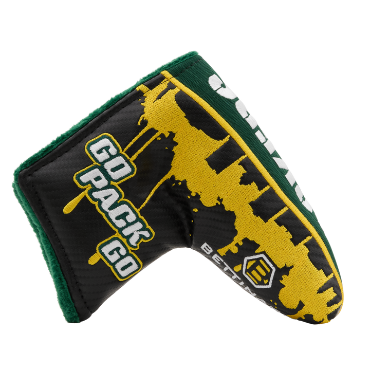 Green Bay Packers "Go Pack Go" Blade Putter Headcover- side b