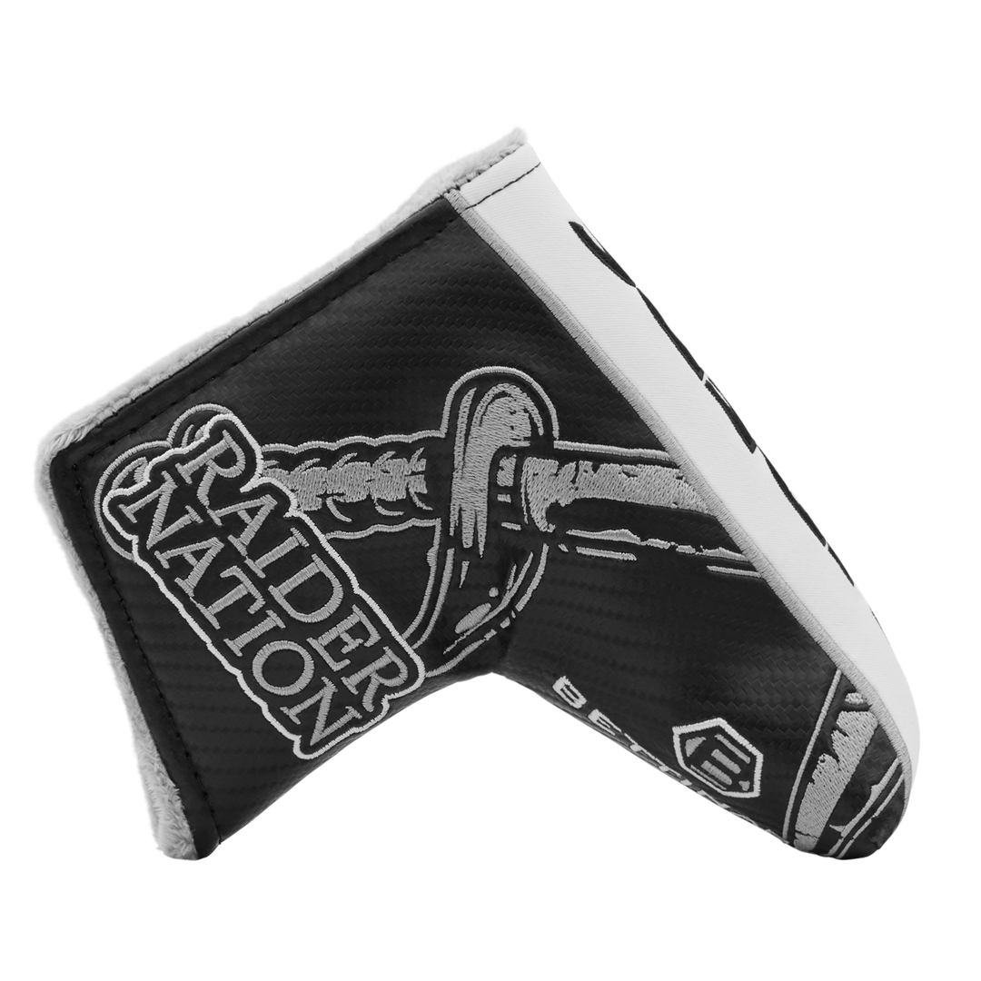 Las Vegas Raiders "Raider Nation" Blade Putter Headcover- side b