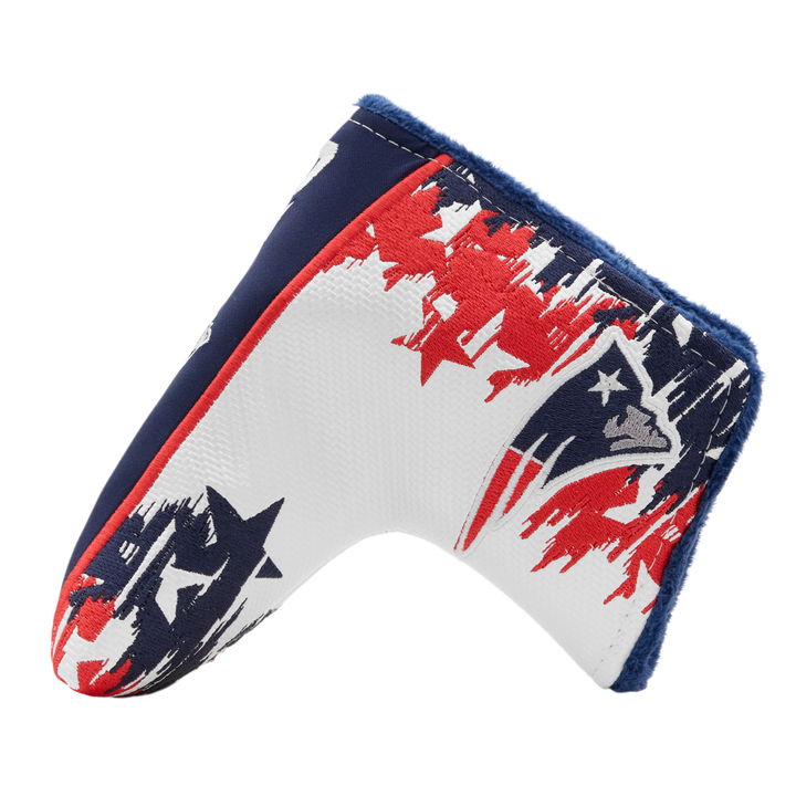 New England Patriots "Go Pats" Blade Putter Headcover- side a