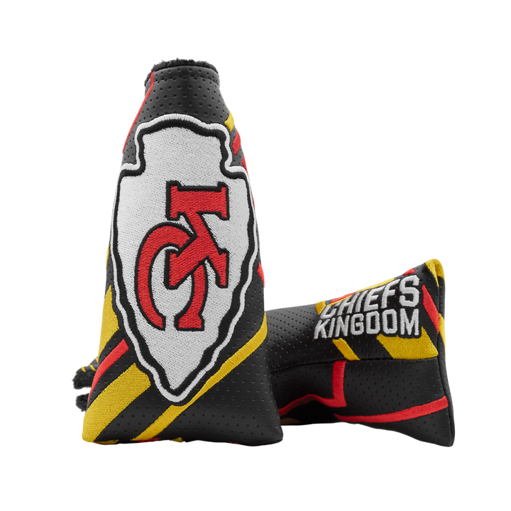 Kansas City Chiefs "Chiefs Kingdom" Black Ox Queen B 6 Putter