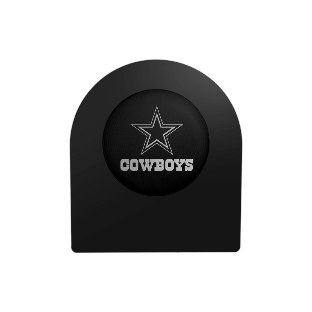Dallas Cowboys Black Anodized Putting Cup- front