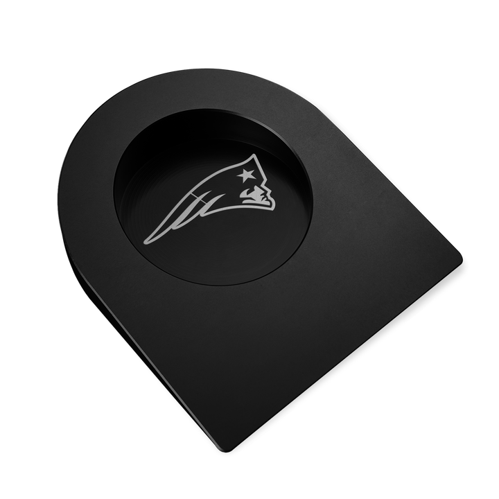 New England Patriots Black Anodized Putting Cup- front