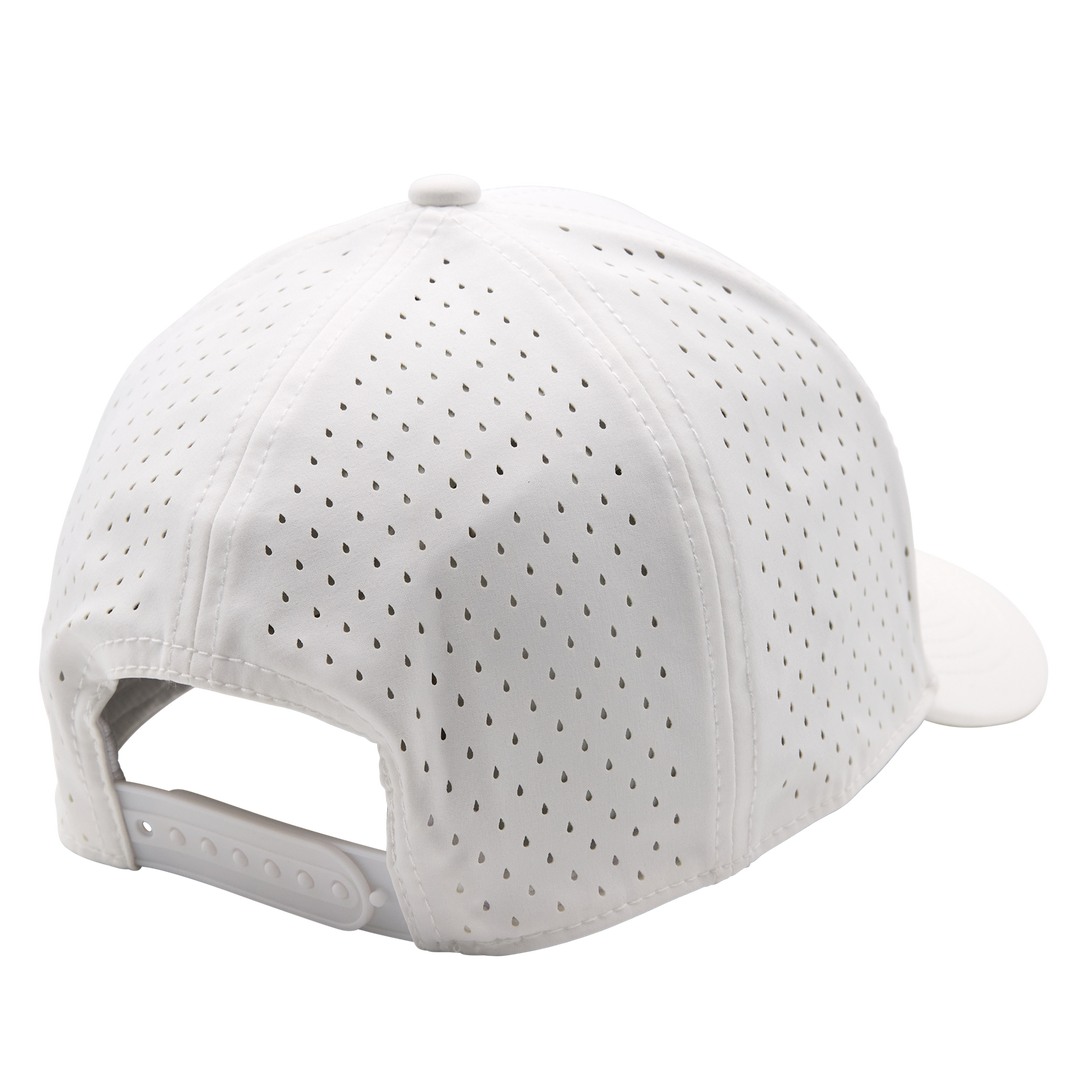 Bettinardi Wood Applique Sunglasses Fat Cat Low Profile Performance Hat (White)
