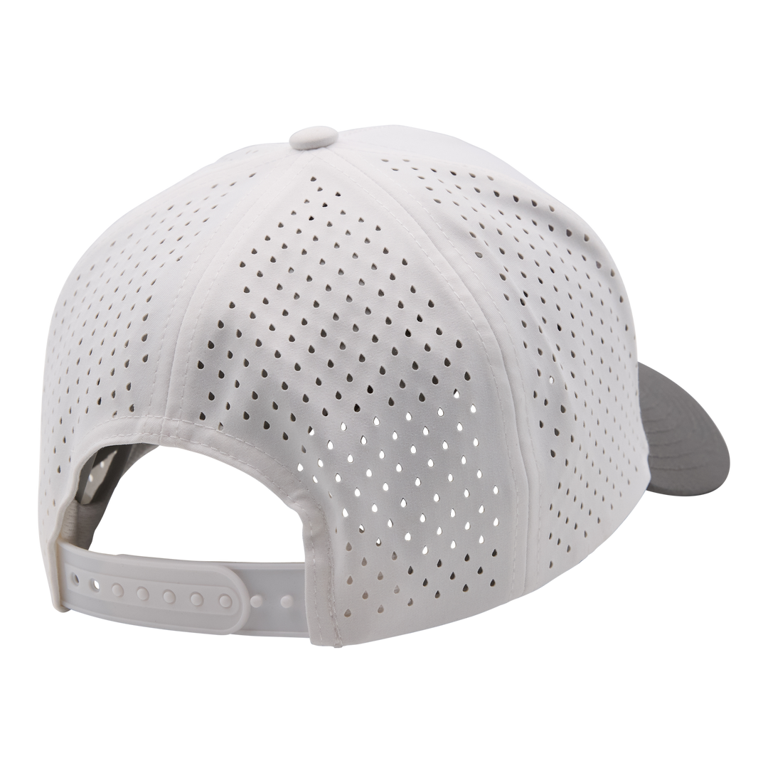 Bettinardi Wood Applique Poison Stinger Performance Snapback Hat (White/Gray)