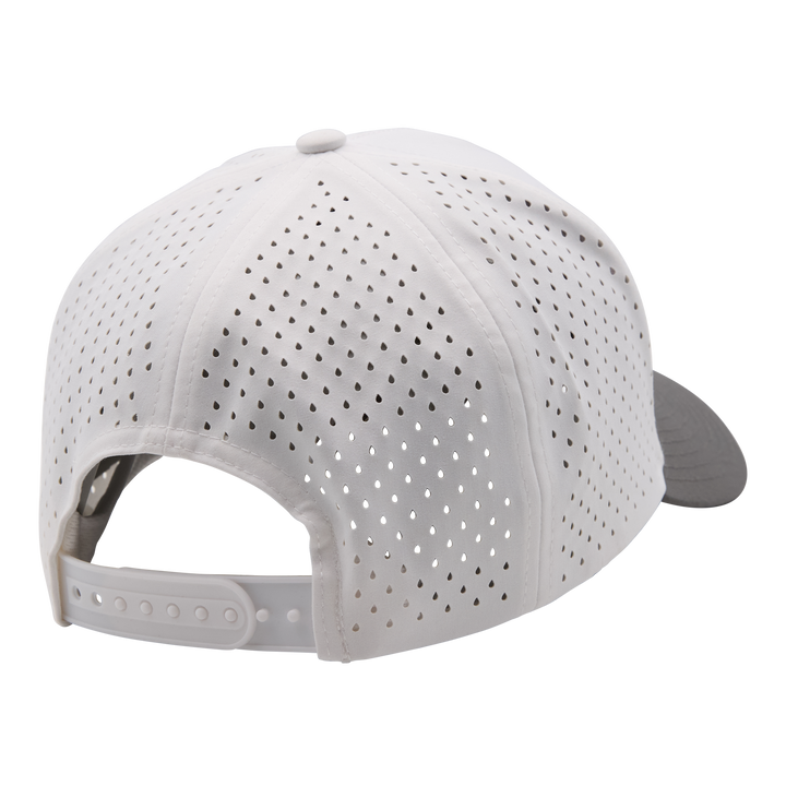 Bettinardi Wood Applique Poison Stinger Performance Snapback Hat (White/Gray)