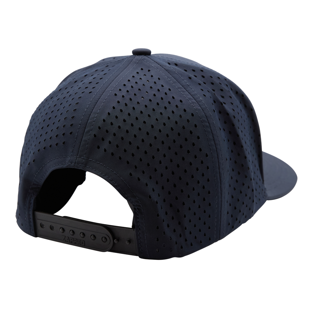 Bettinardi Carbon Fiber Applique Hex B Medium Profile Snapback Hat (Navy)