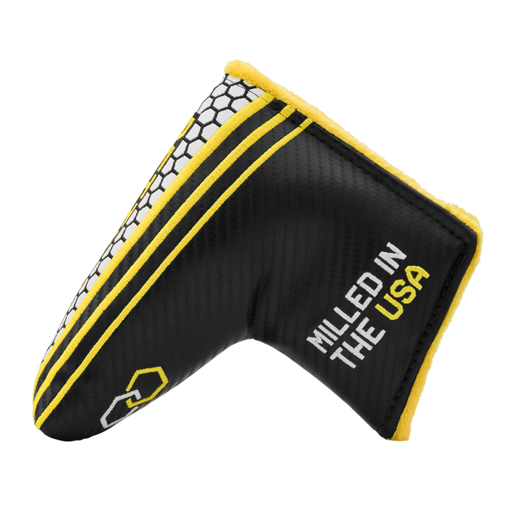 Junior Stinger Honeycomb Blade Putter Headcover (Black/Yellow)