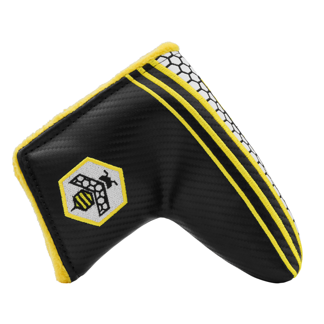 Junior Stinger Honeycomb Blade Putter Headcover (Black/Yellow)