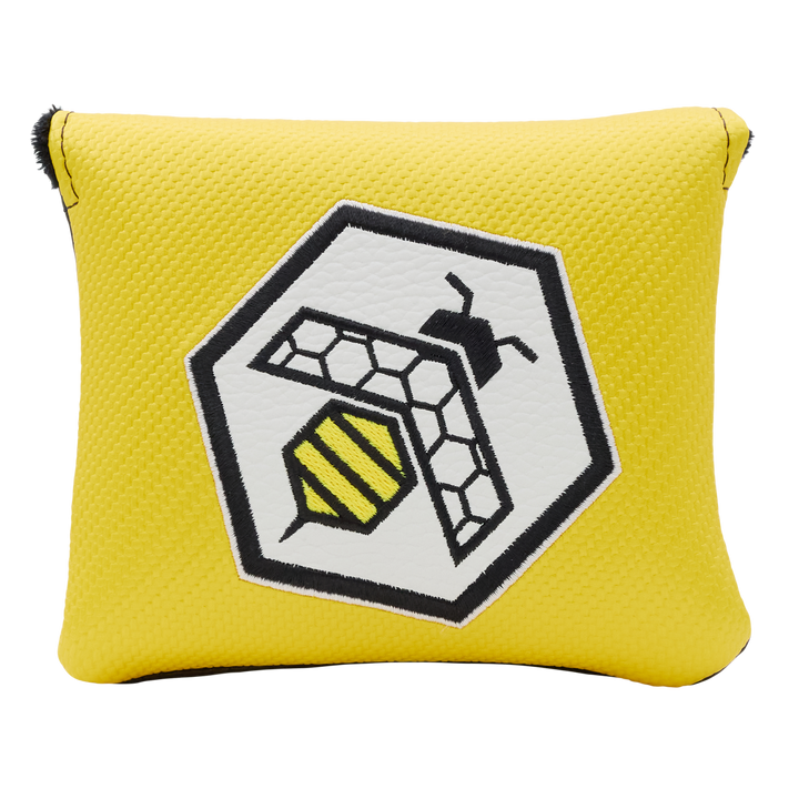 Junior Stinger Center-Shafted Mallet Putter Headcover (Yellow/Black)