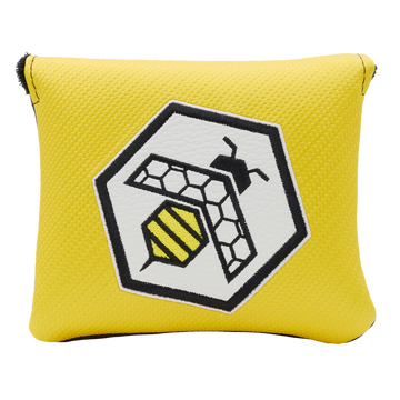 Junior Stinger Center-Shafted Mallet Putter Headcover (Yellow/Black)