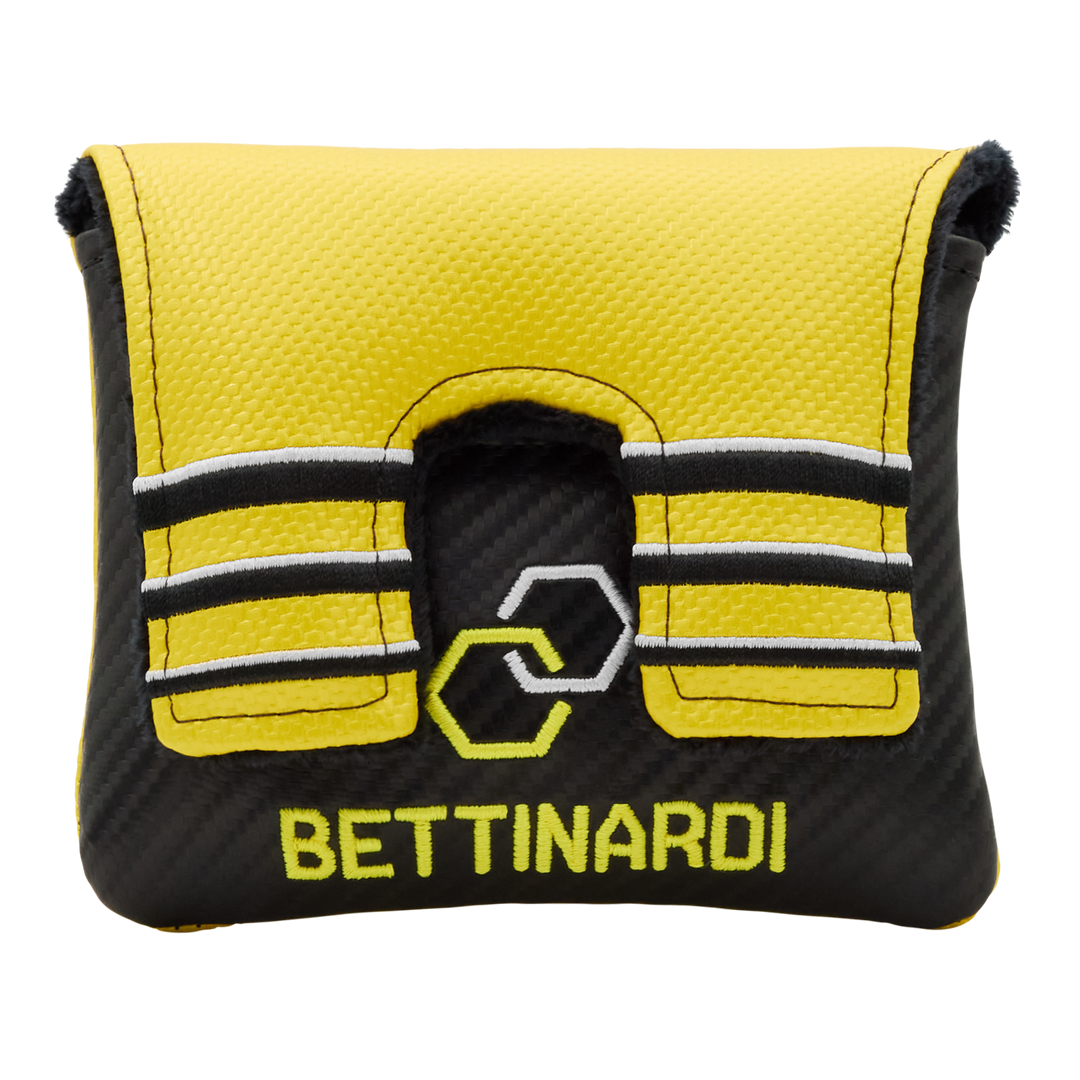 Junior Stinger Center-Shafted Mallet Putter Headcover (Yellow/Black)