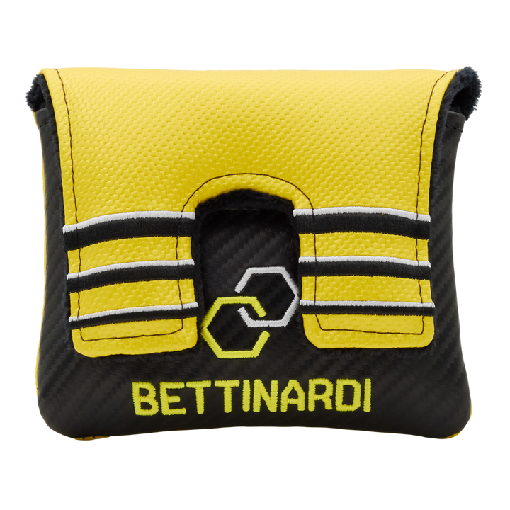 Junior Stinger Center-Shafted Mallet Putter Headcover (Yellow/Black)