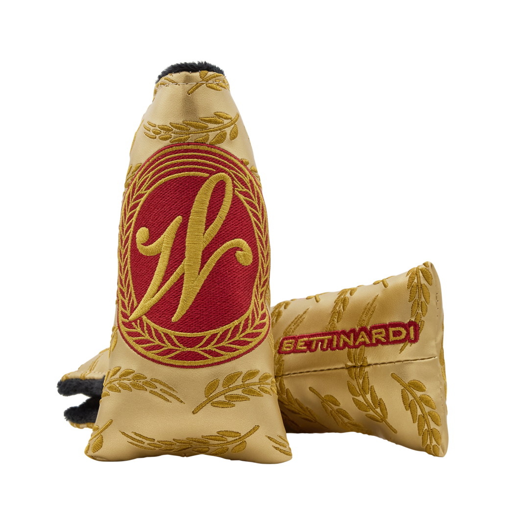 Weller x Bettinardi Gold & Crimson Blade Putter Headcover