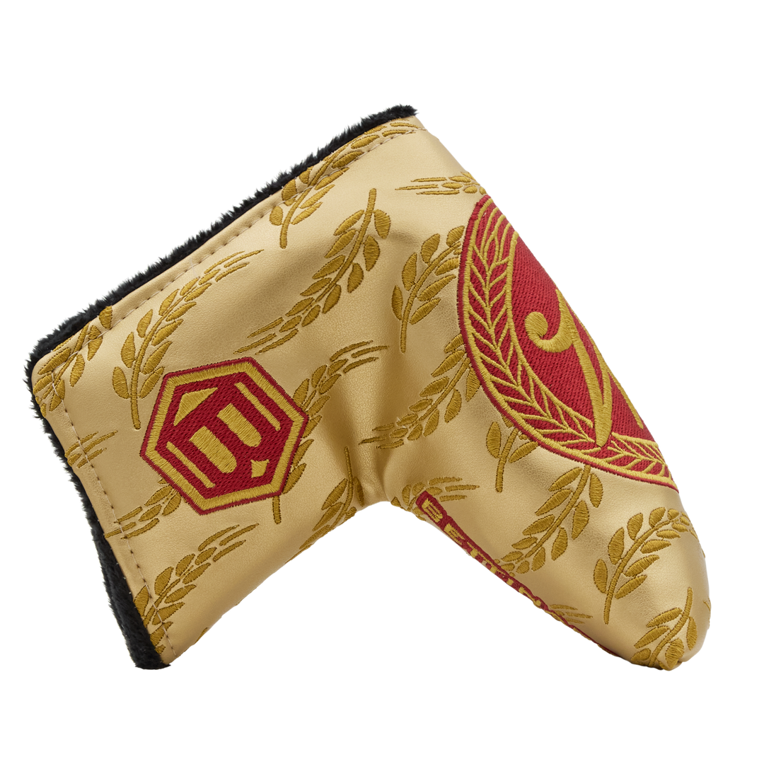 Weller x Bettinardi Gold & Crimson Blade Putter Headcover