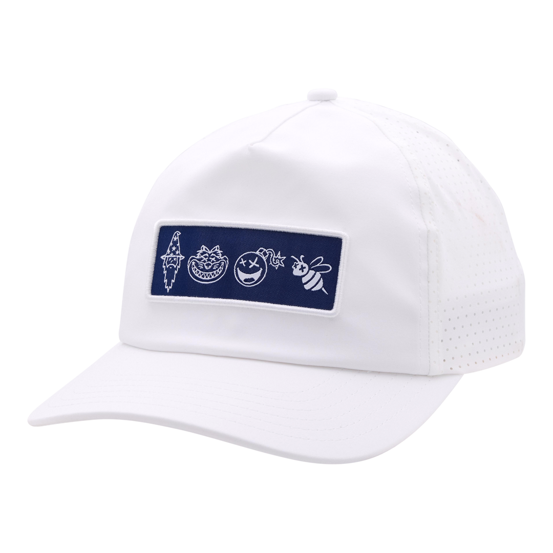 Bettinardi Multi Icon 3D-Embroidered Trucker Hat (White)