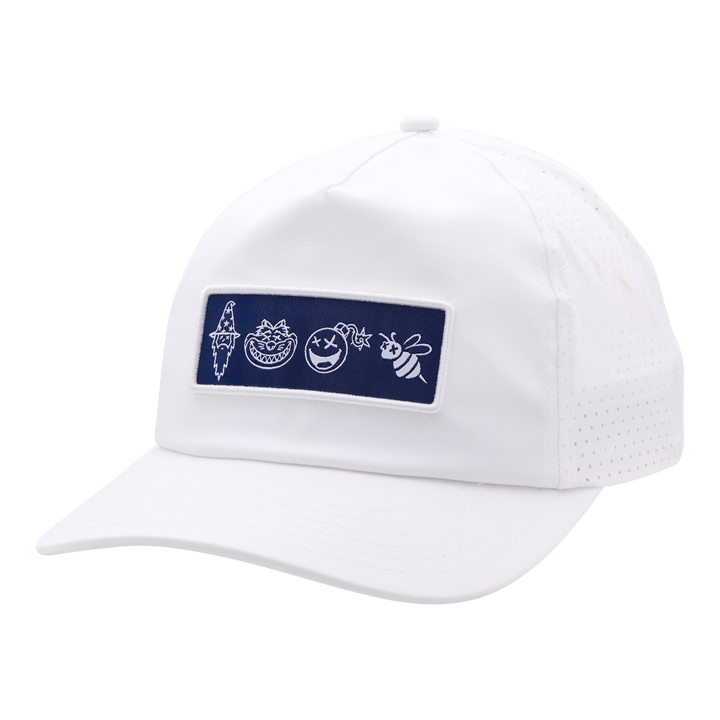 Bettinardi Multi Icon 3D-Embroidered Trucker Hat (White)