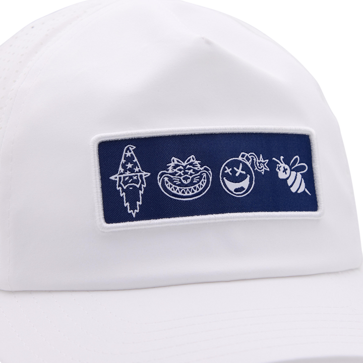 Bettinardi Multi Icon 3D-Embroidered Trucker Hat (White)