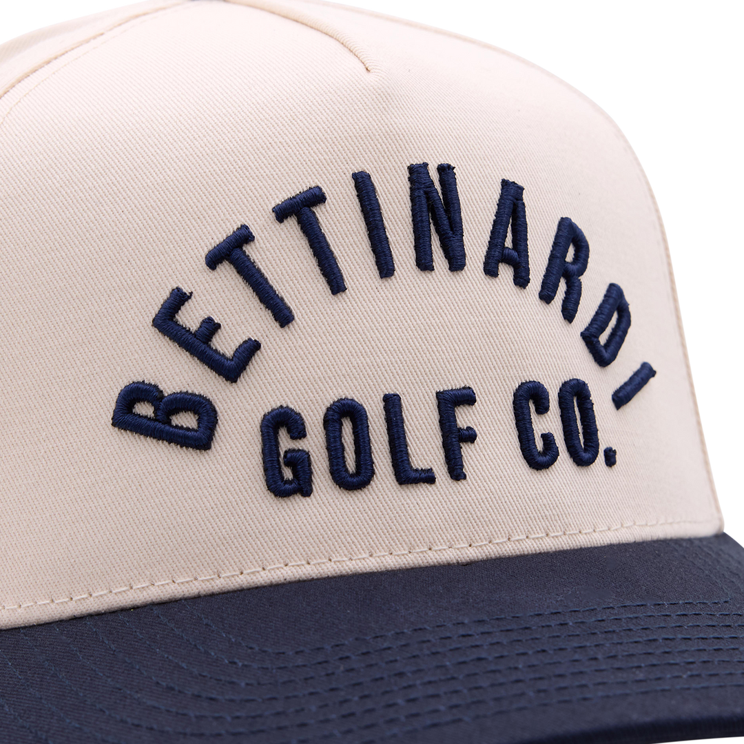 Bettinardi Golf Co. Champ Snapback Trucker Hat (Navy/Off White)