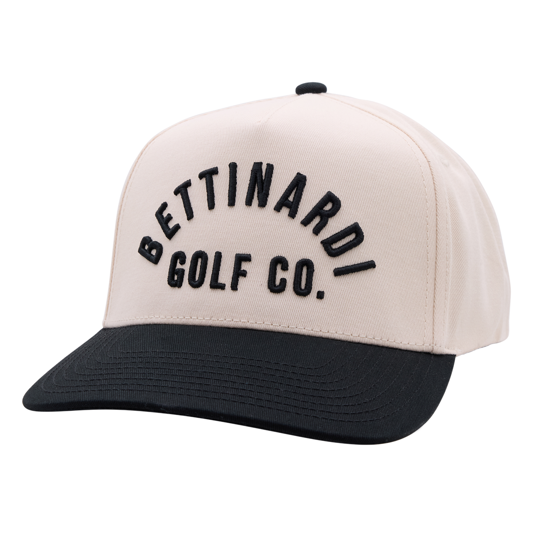 Bettinardi Golf Co. Champ Snapback Trucker Hat (Black/Off White)