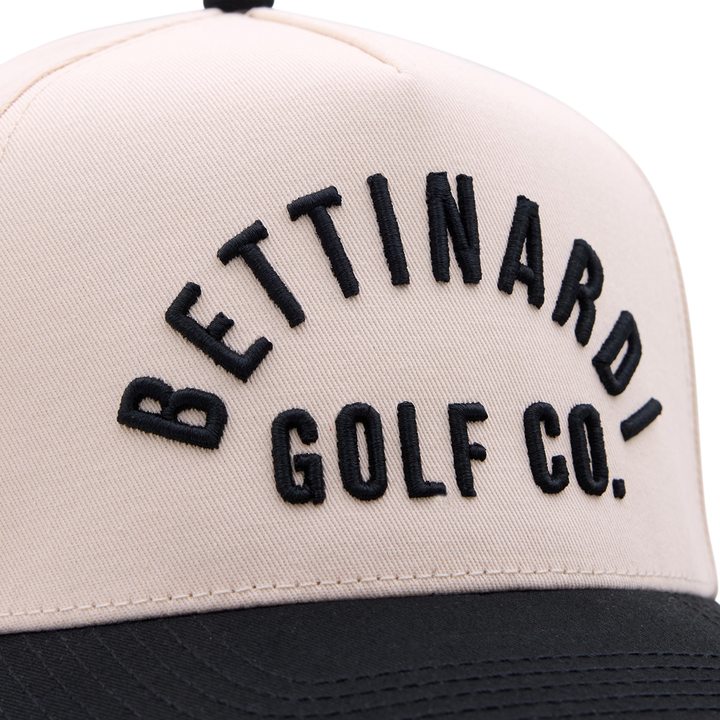 Bettinardi Golf Co. Champ Snapback Trucker Hat (Black/Off White)