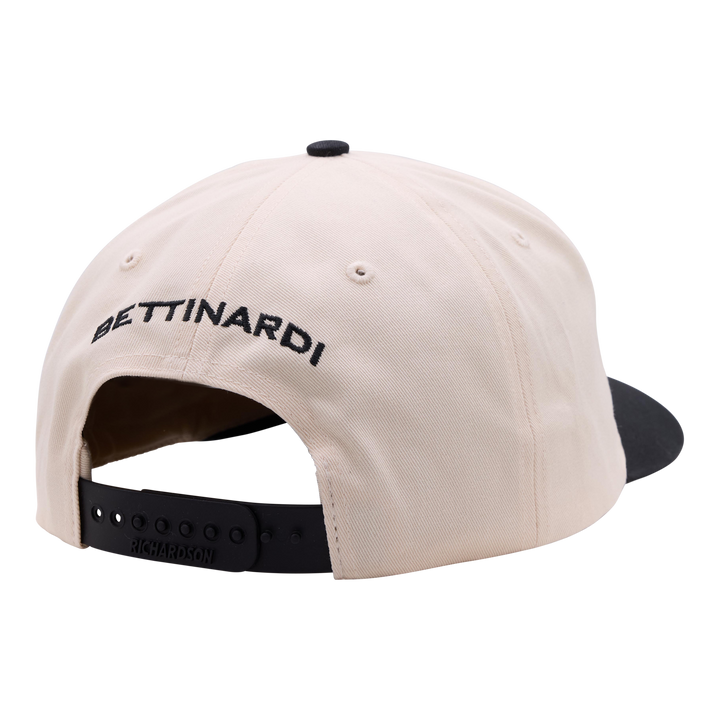 Bettinardi Retro Hex Pattern Champ Snapback Trucker Hat (Black/Off White)