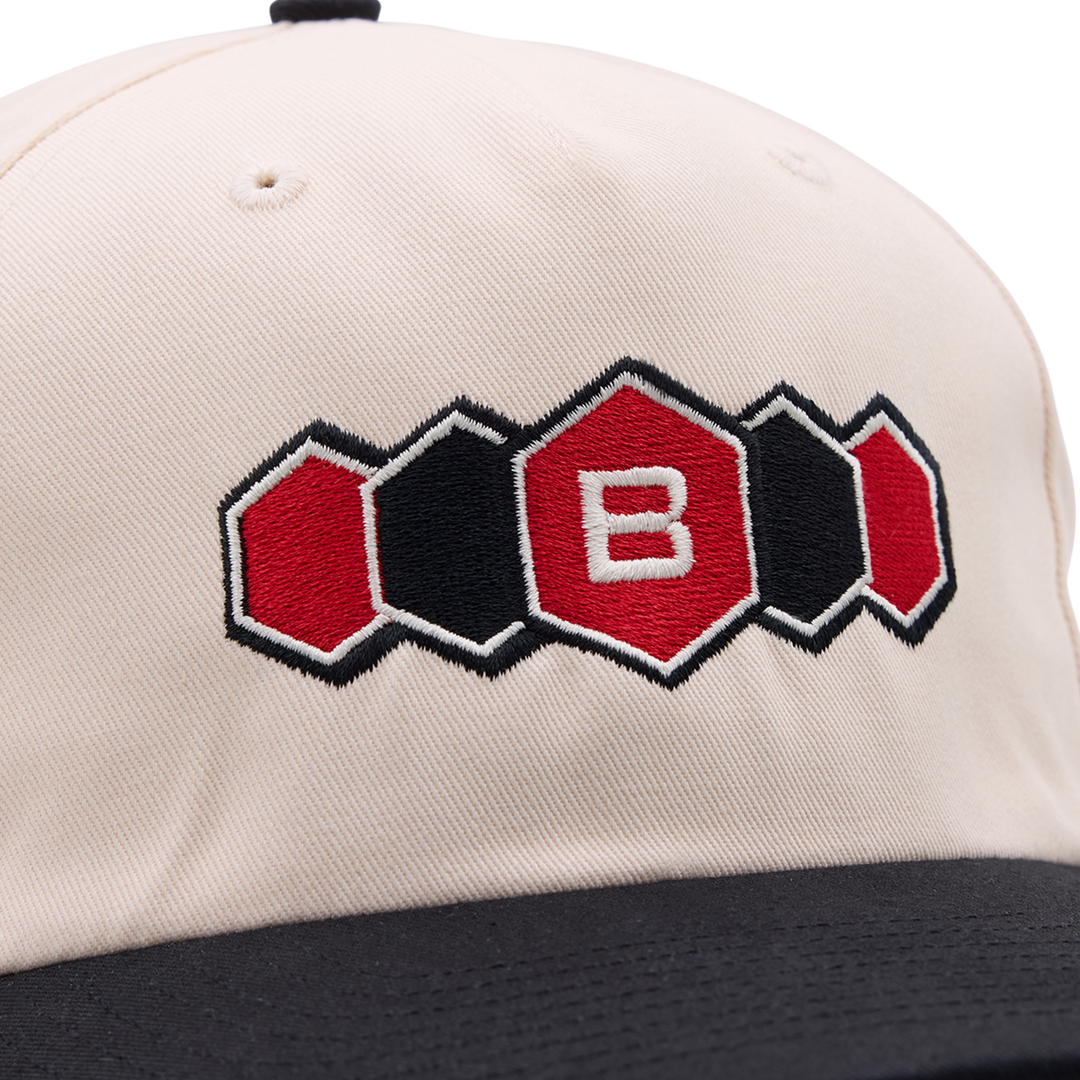Bettinardi Retro Hex Pattern Champ Snapback Trucker Hat (Black/Off ...