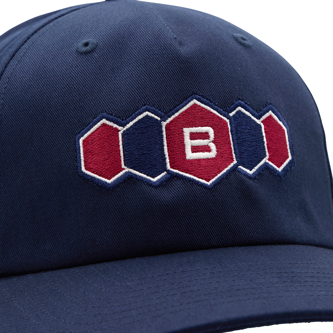 Bettinardi Retro Hex Pattern Champ Snapback Trucker Hat (Navy)