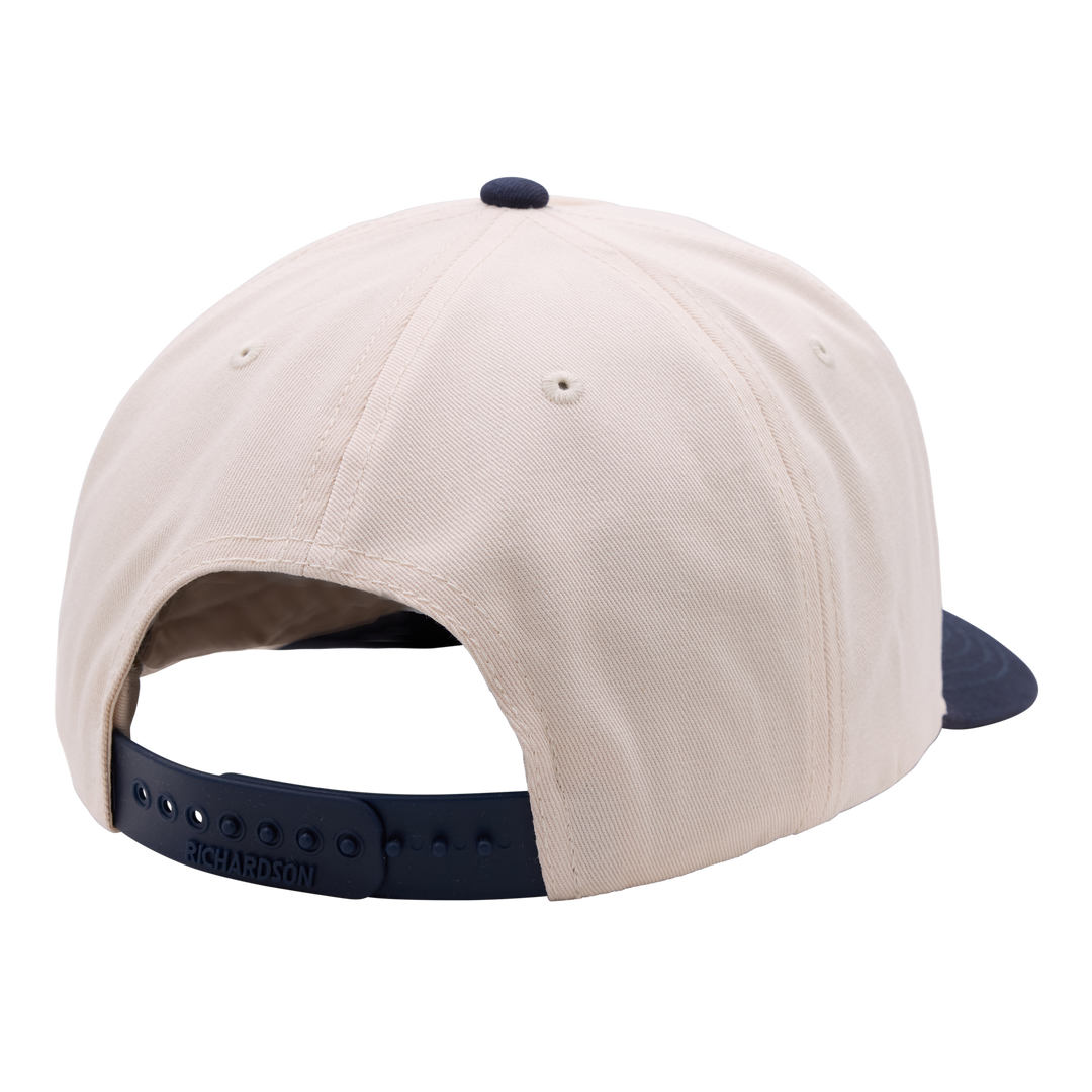 Bettinardi T-Hive Applique Champ Snapback Trucker Hat (Navy/Off White)