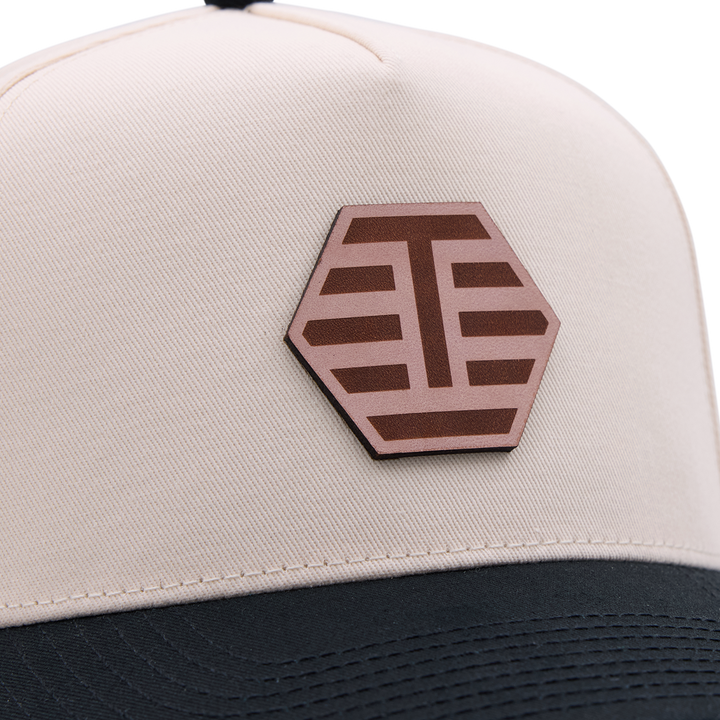 Bettinardi T-Hive Applique Champ Snapback Trucker Hat (Black/Off White)