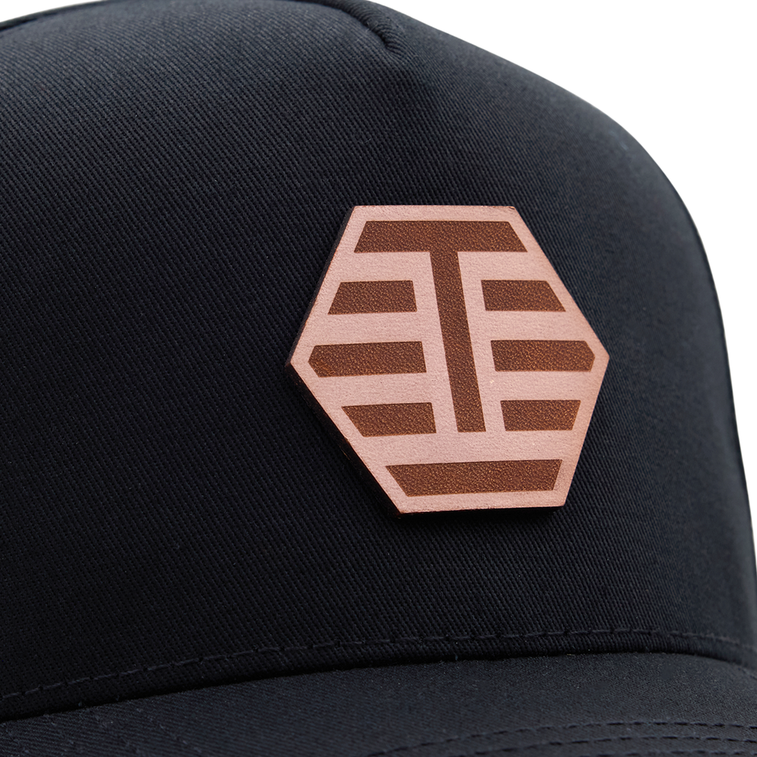 Bettinardi T-Hive Applique Champ Snapback Trucker Hat (Black)