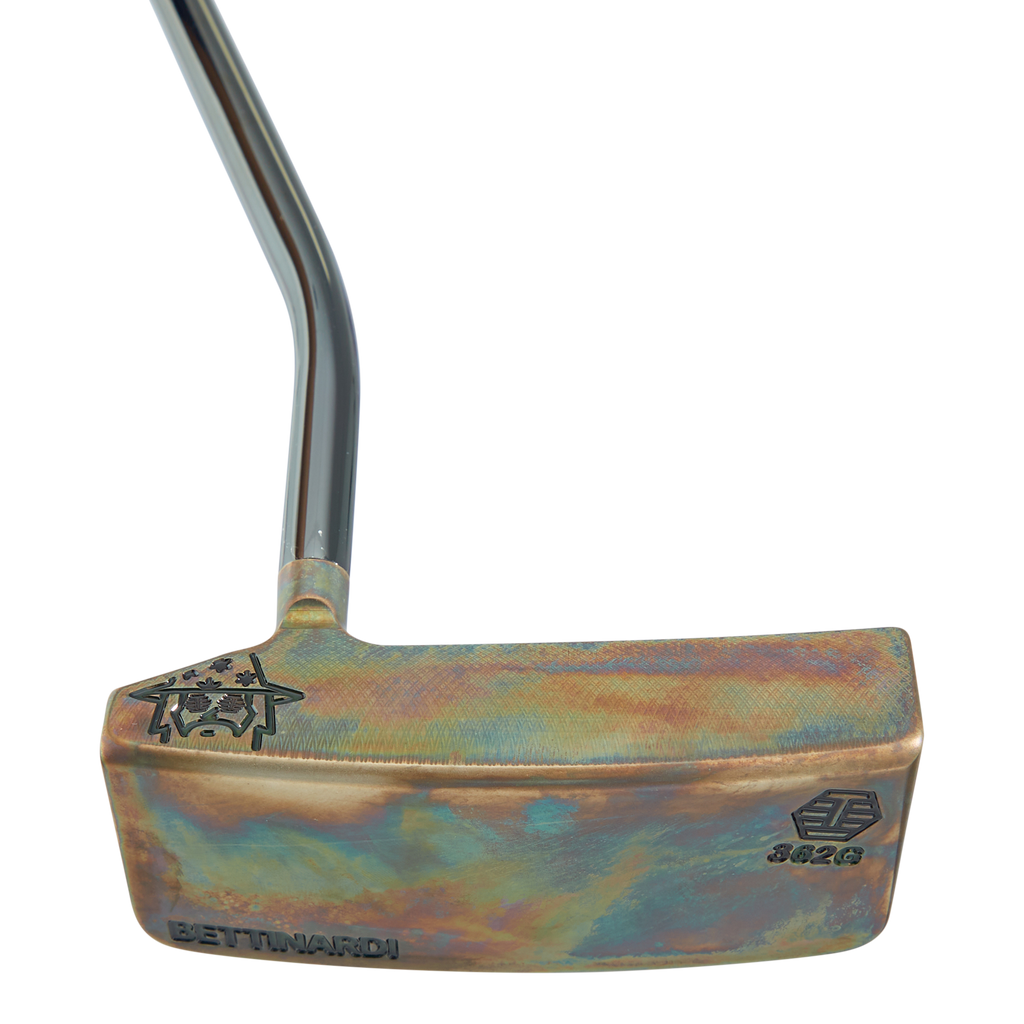 Lefty 1-of-1 DASS Tour Dept. T-Hive Eyes Wizard Steel Patina Queen B 6  Putter