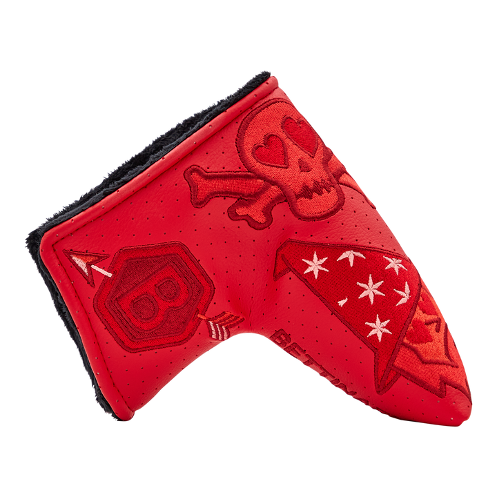 Multi-icon Heart Eyes Putter Headcover – Studio B Multi-icon Heart Eyes Putter Headcover – Studio B