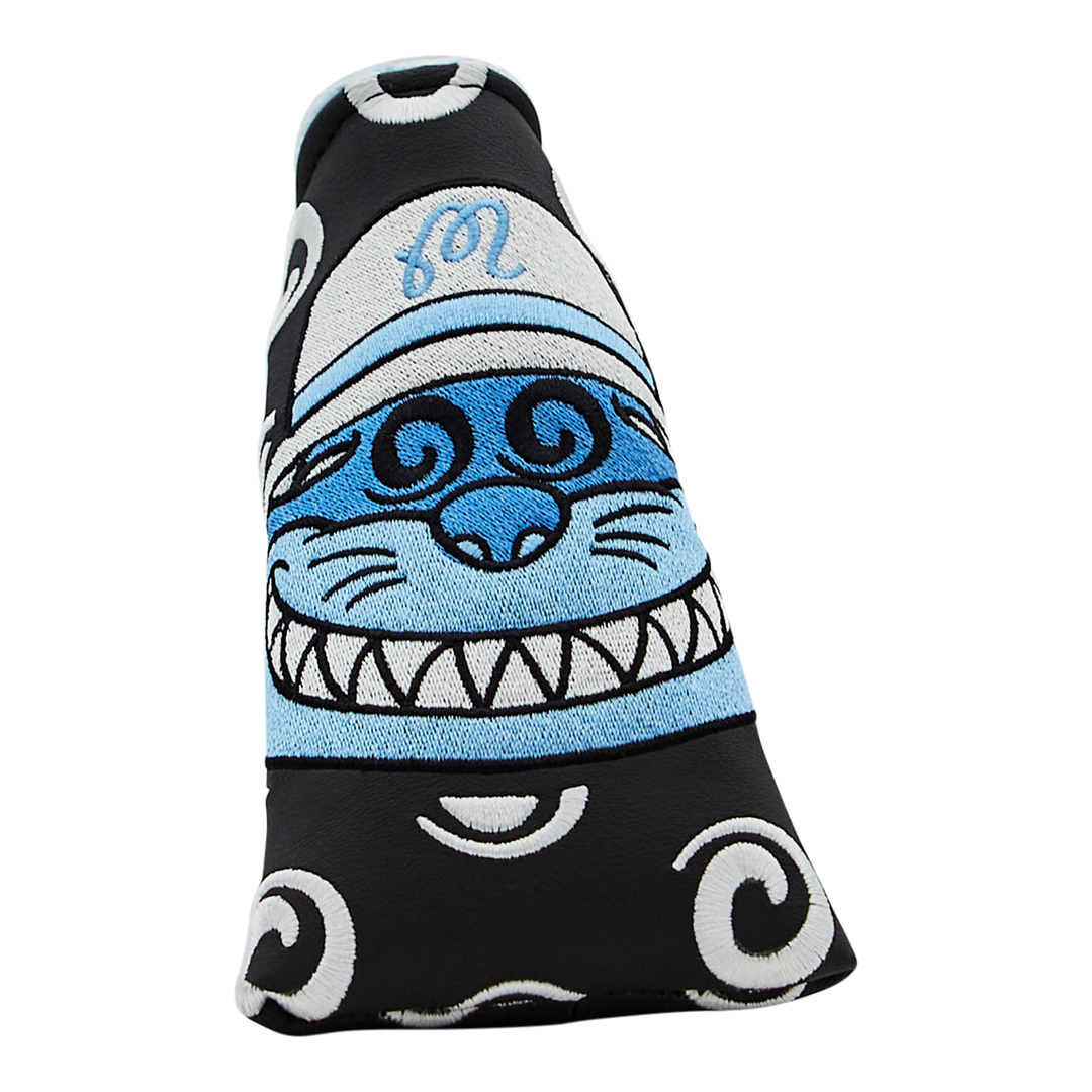 Bettinardi x Malbon Black Buckets Fat Cat Blade Putter Headcover - Top