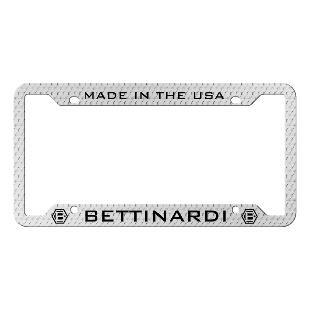 Bettinardi License Plate Holder (Silver)-front