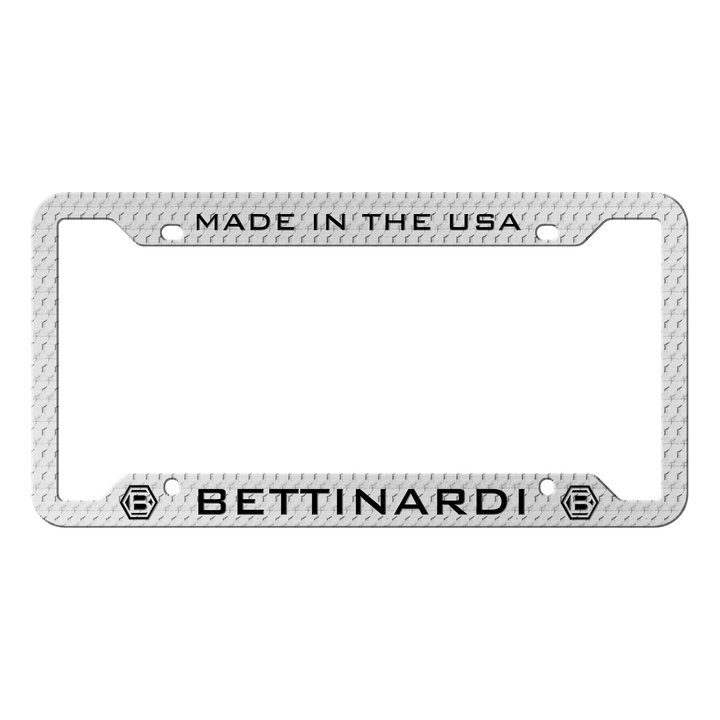 Bettinardi License Plate Holder (Silver)-front