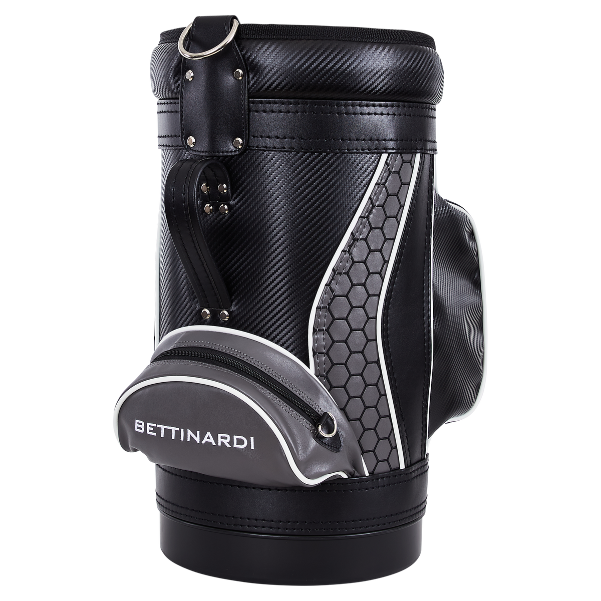 Den Caddy Bettinardi Golf Bag (Black/White) Bettinardi Golf Studio B