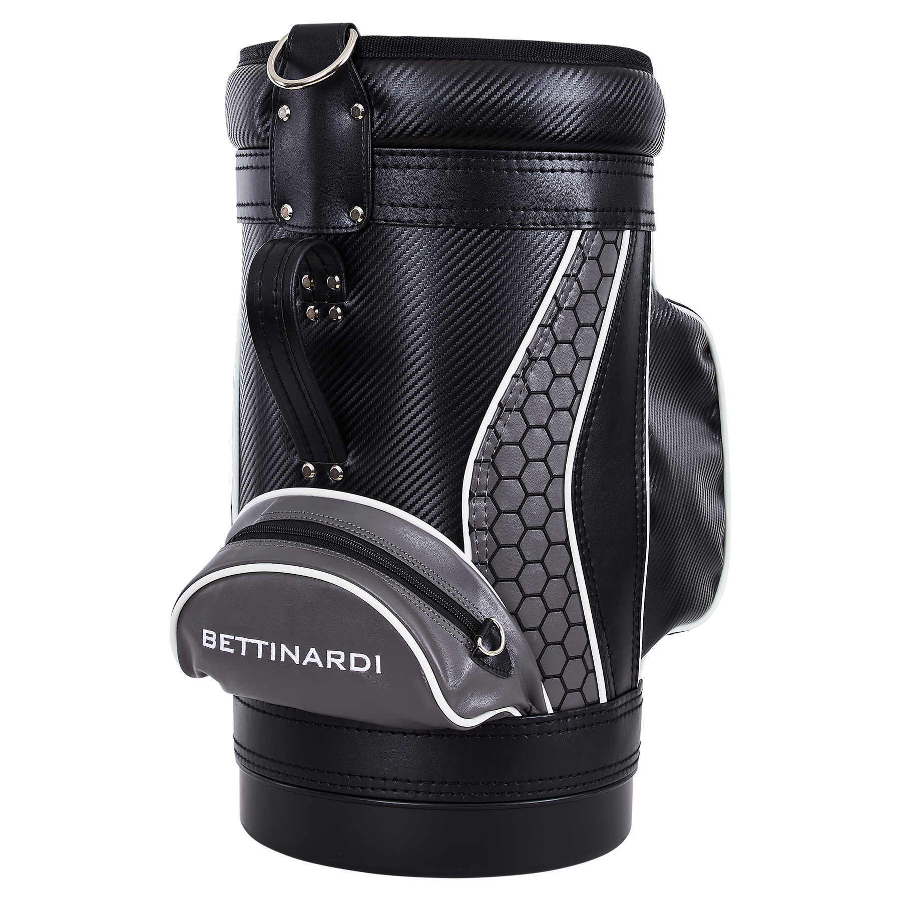 Den Caddy Bettinardi Golf Bag (Black/White) | Bettinardi Golf