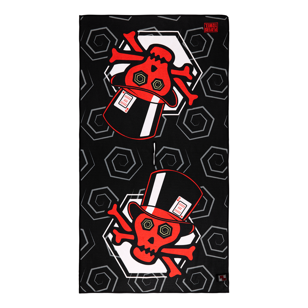 Bettinardi Voodoo Skull Golf Towel - Top
