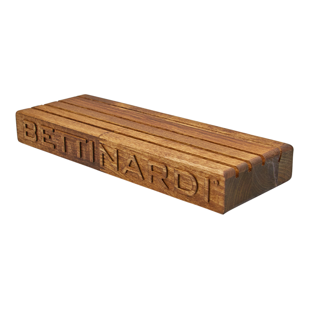 Wooden Bettinardi Ball Marker Display - Front Angle