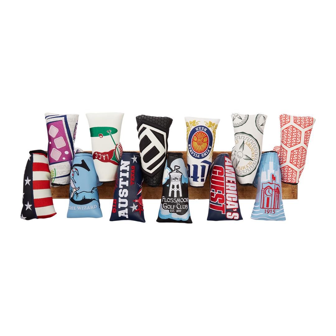 Hand-Crafted Bettinardi Headcover Display | Bettinardi Golf – Studio B