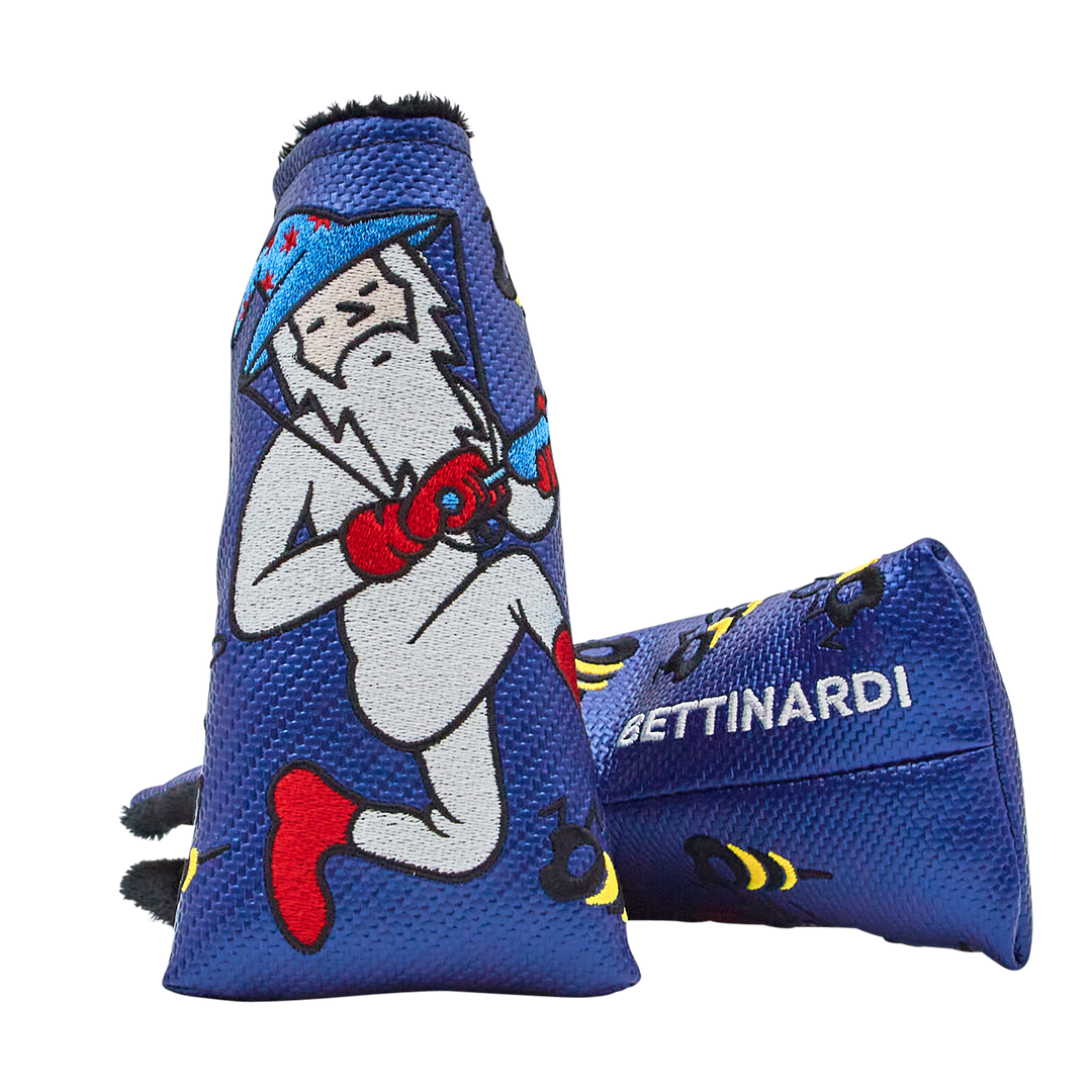 Blue Carbon BKS Wizard Blade Headcover | Bettinardi Golf – Studio B