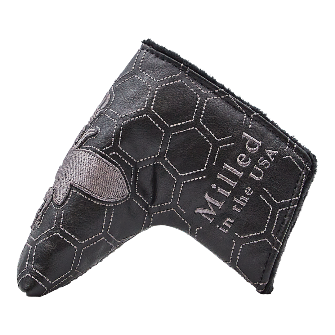 Bettinardi murdered-out black Queen B Putter Headcover - Side A