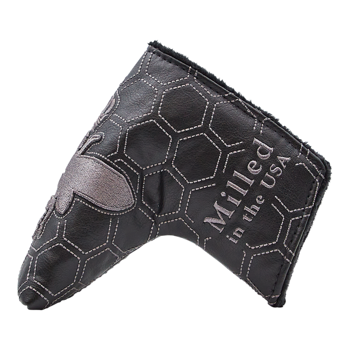 Bettinardi murdered-out black Queen B Putter Headcover - Side A
