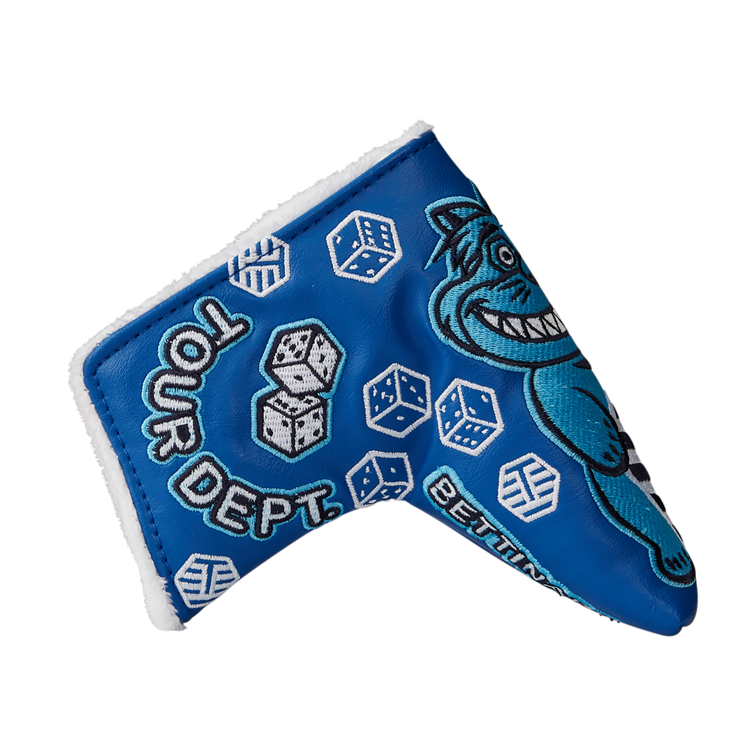 Lucky Cat Blue Putter Headcover – Studio B