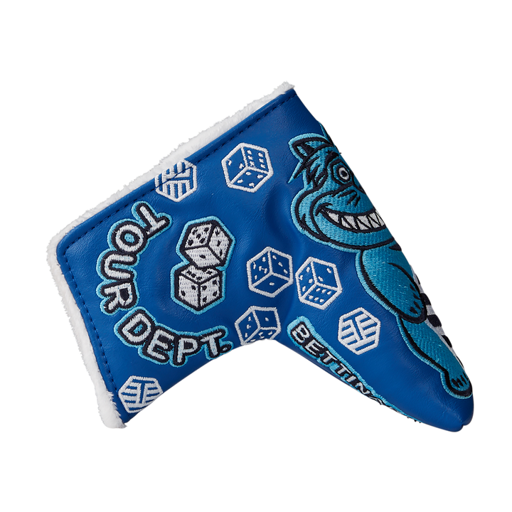 Lucky Cat Blue Putter Headcover – Studio B