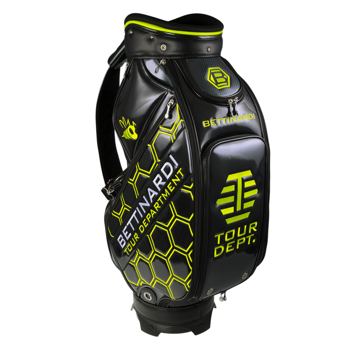 Black and Electric Yellow Tour Staff Bag – Studio B